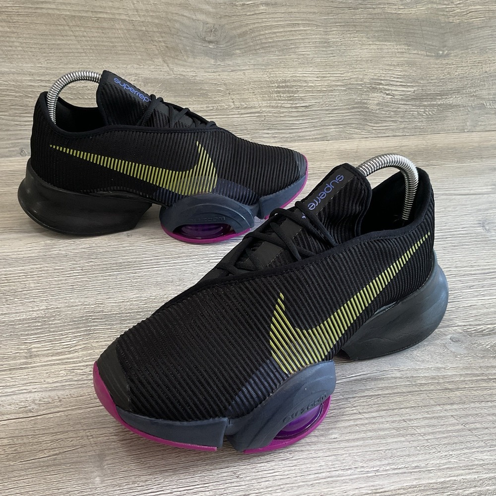 Nike Air Zoom SuperRep 2 CU5925-010 Black Pink Athletic Shoes Women's Size 8.5